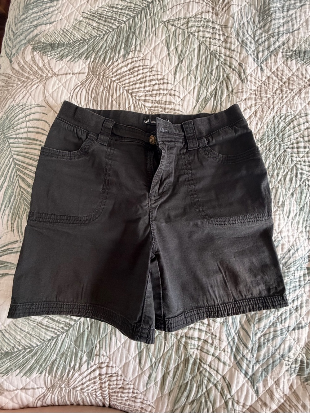 Lee Black Women's Relaxed Fit Bermuda Shorts